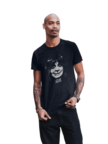 Ozzy Osbourne Smile Officially Licensed Mens T Shirt Black