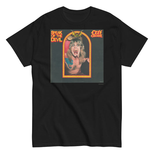 Ozzy Osbourne Speak of the Devil Mens T Shirt Black