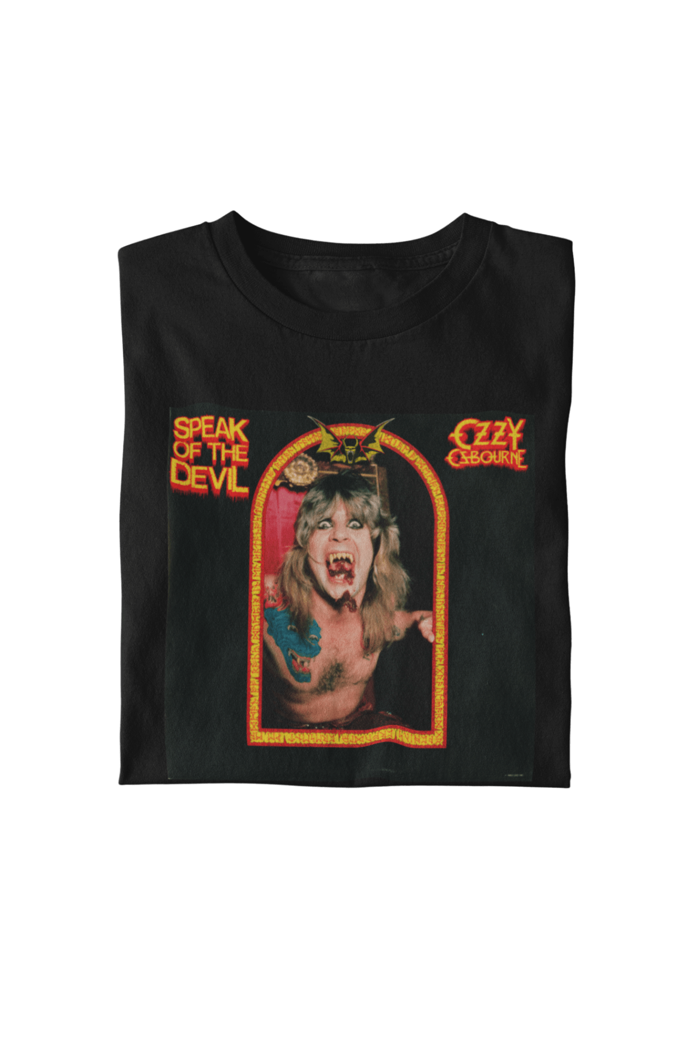 Ozzy Osbourne Speak of the Devil Officially Licensed Mens T Shirt Black