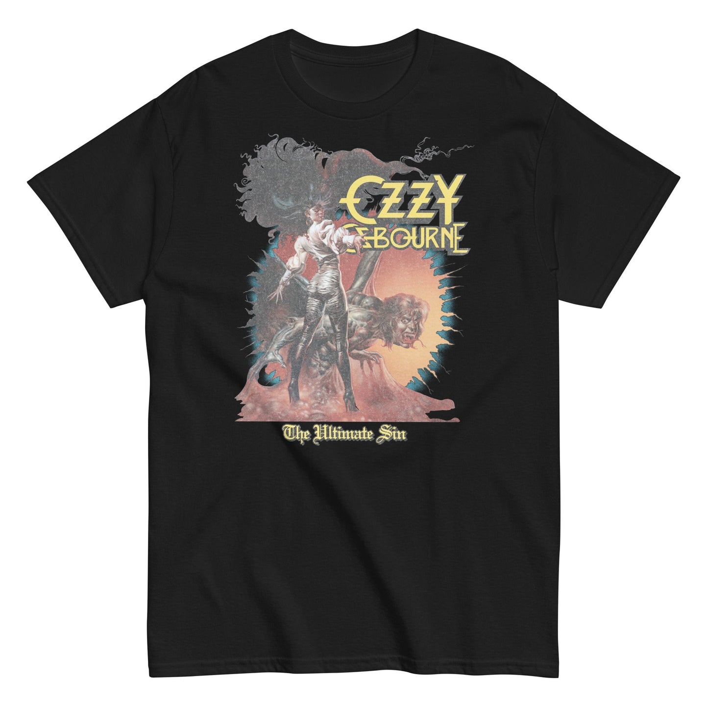 Ozzy Osbourne The Ultimate Sin Mens T Shirt Black