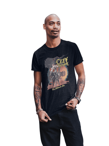 Ozzy Osbourne The Ultimate Sin Officially Licensed Mens T Shirt Black