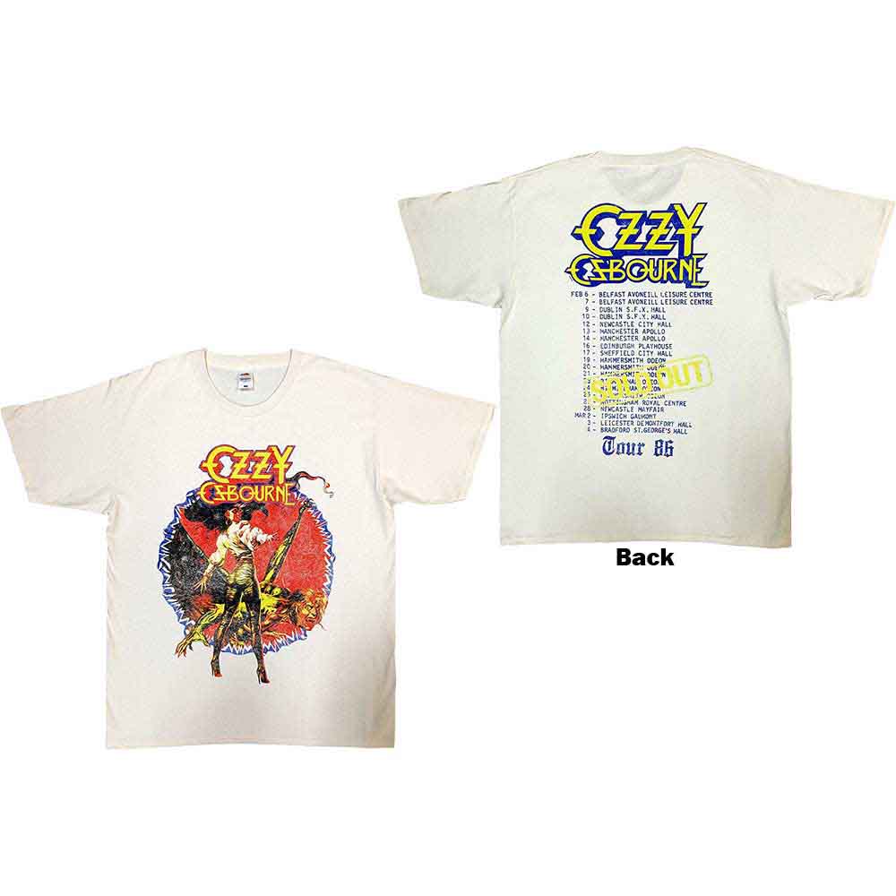 Ozzy Osbourne The Ultimate Sin Tour '86 [T-Shirt] Officially Licensed