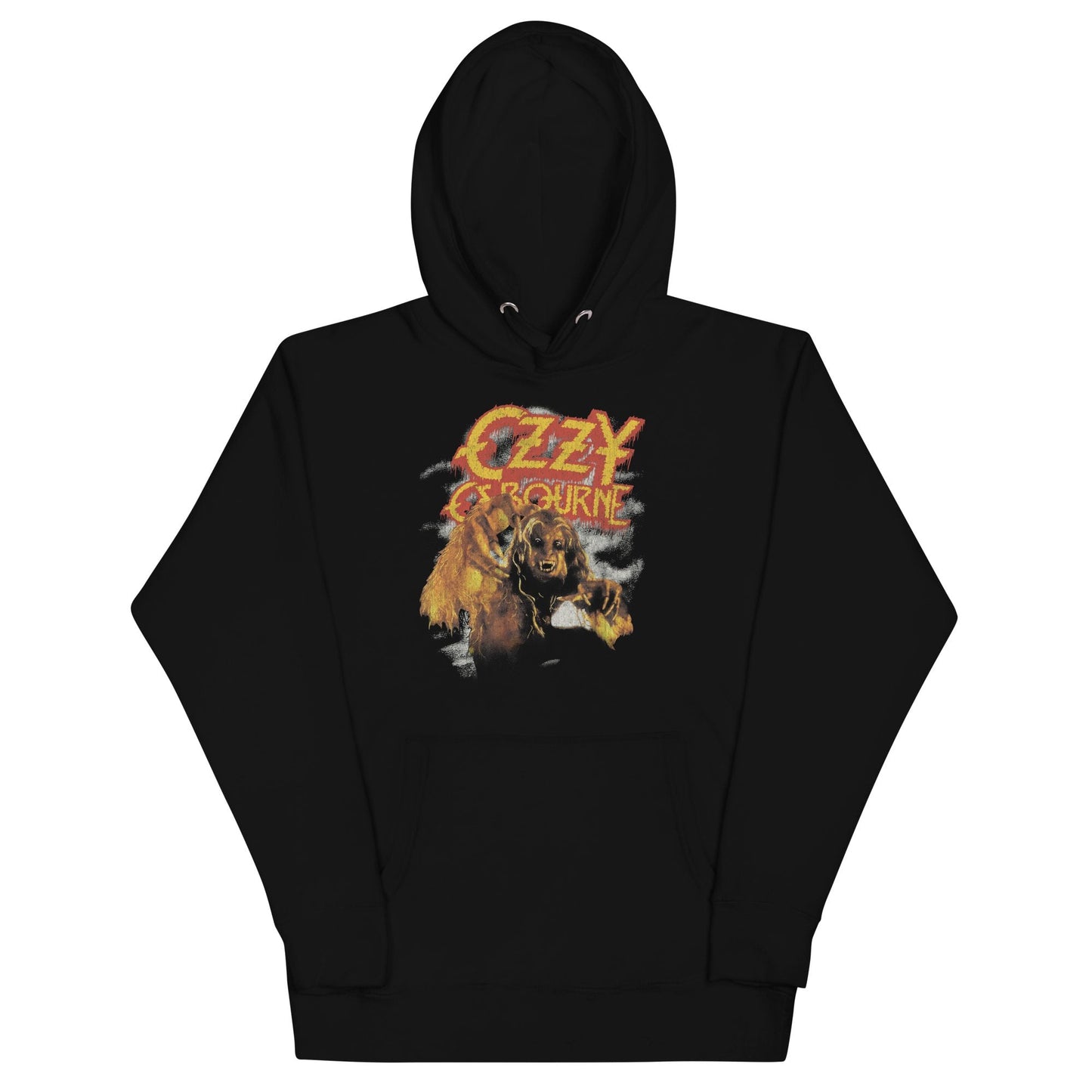 Ozzy Osbourne Vintage Werewolf Classic Mens Officially Licensed Hoodie Black