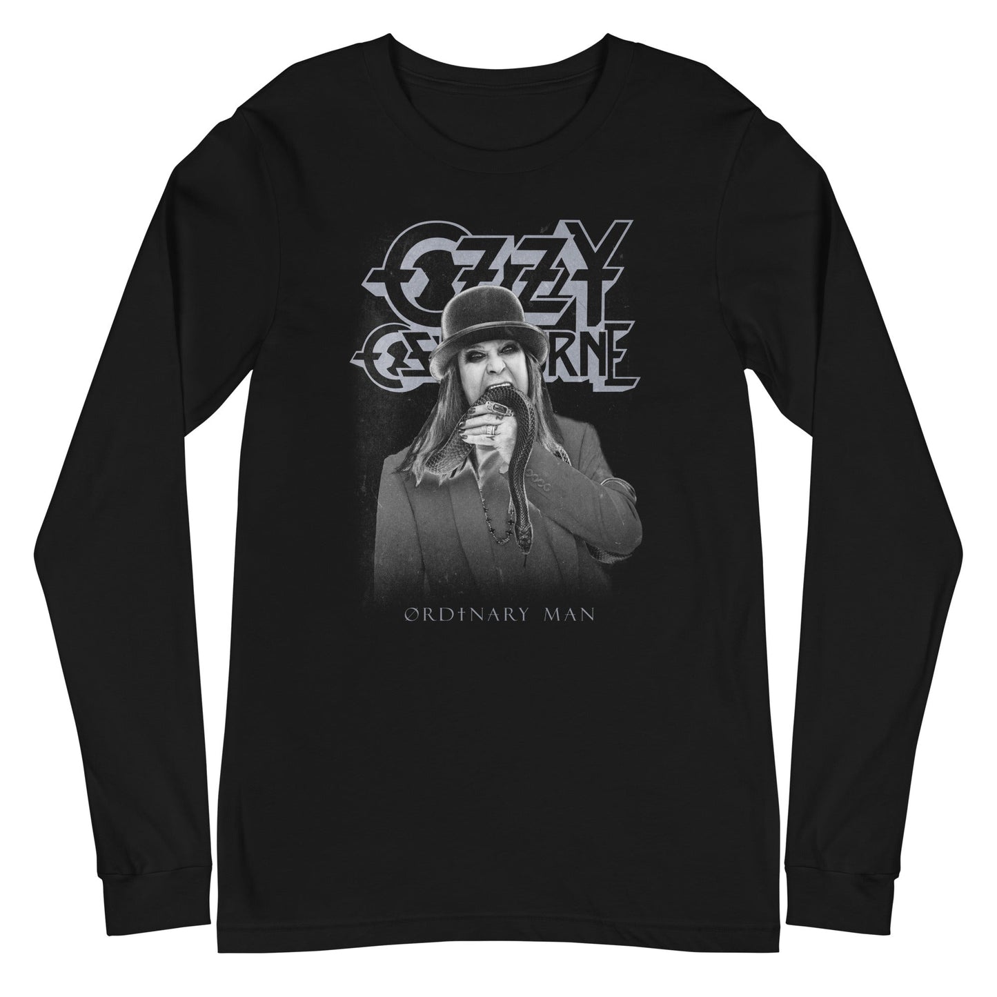 Ozzy Osbourne Ordinary Man Mens Long Sleeve T Shirt Black