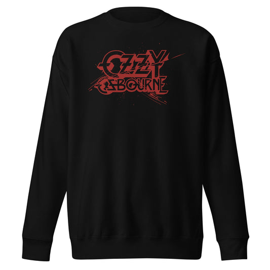 Ozzy Osbourne Blood Logo Mens Sweatshirt Black