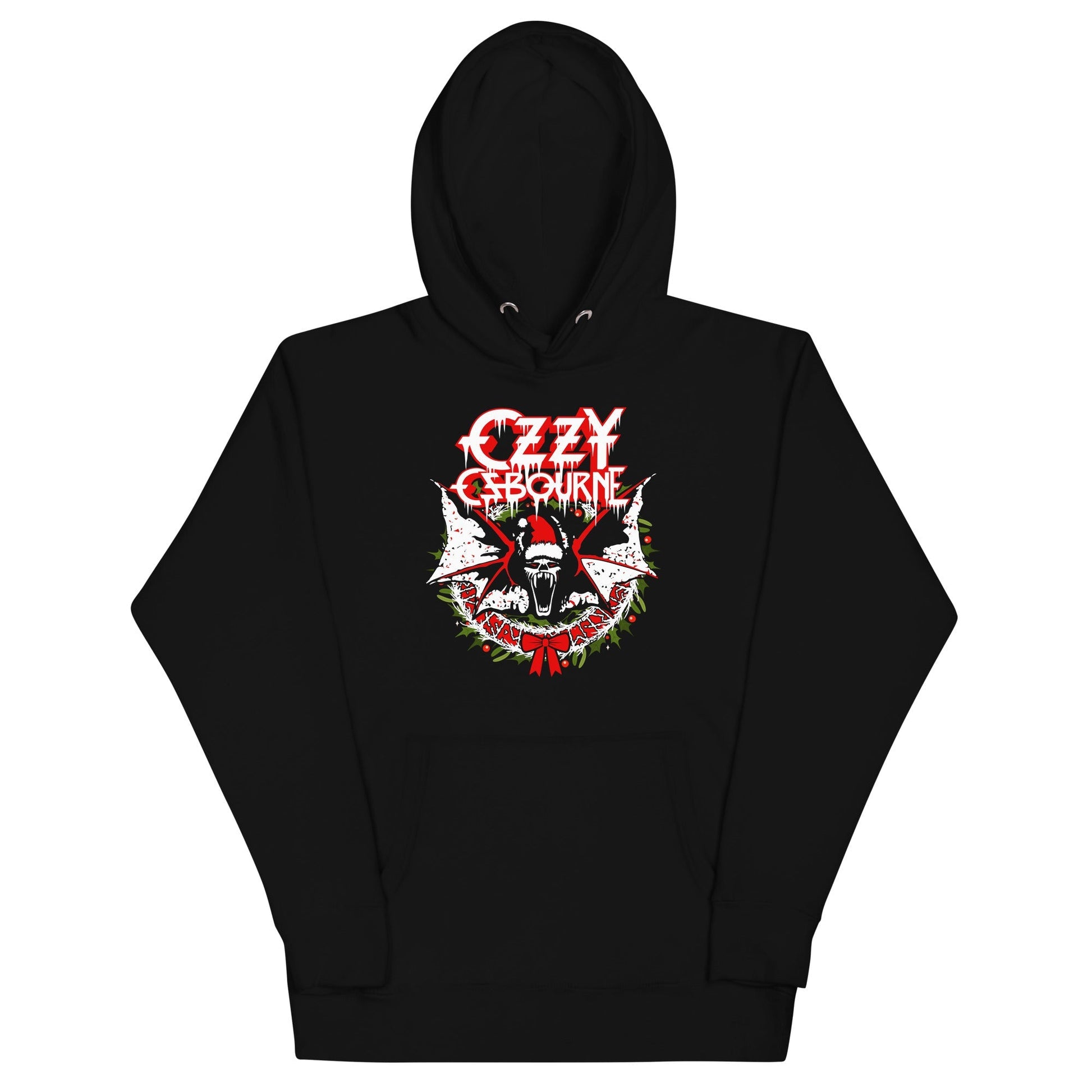 Ozzy Osbourne  Christmas Mens Officially Licensed Hoodie Black