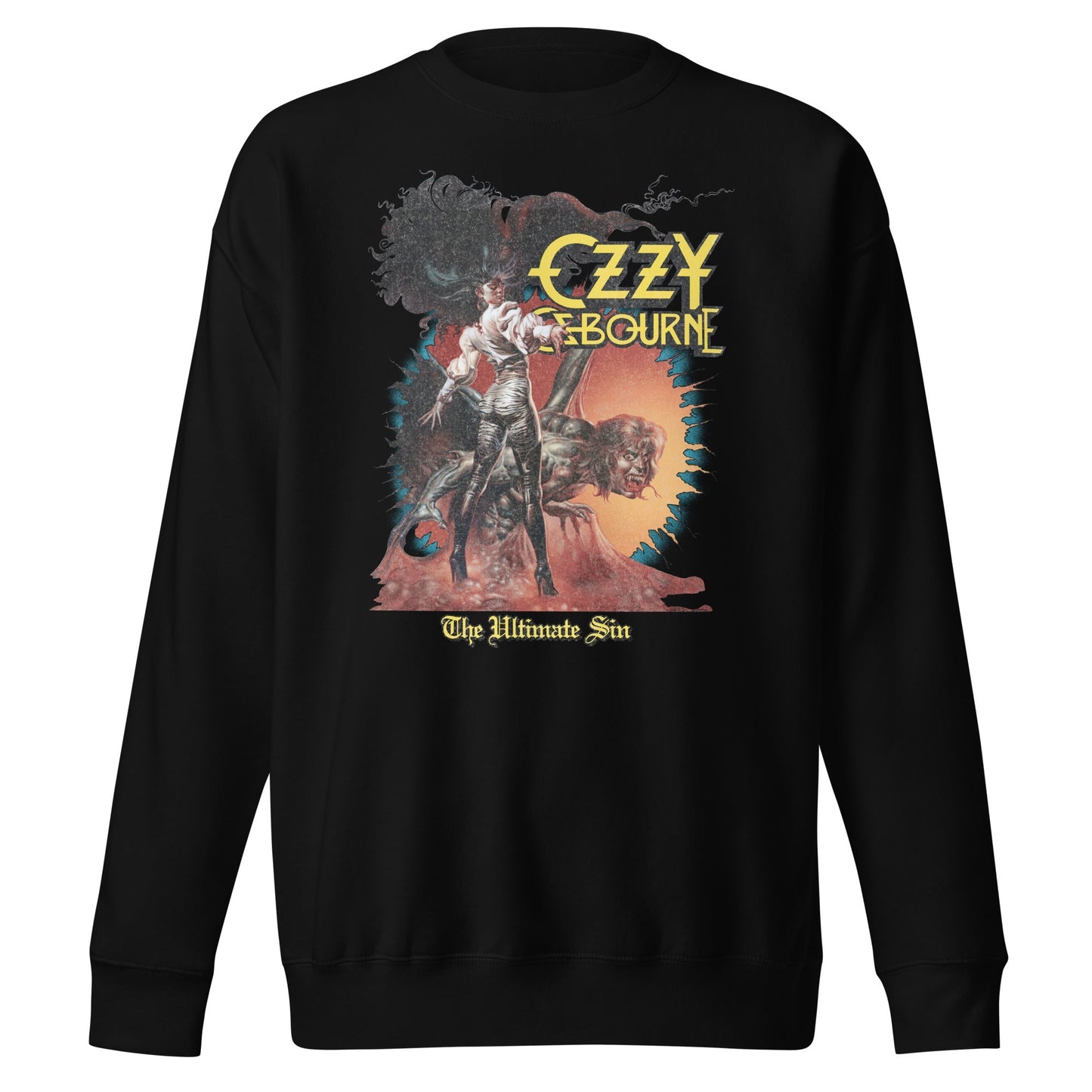 Ozzy Osbourne The Ultimate Sin Mens Sweatshirt Black