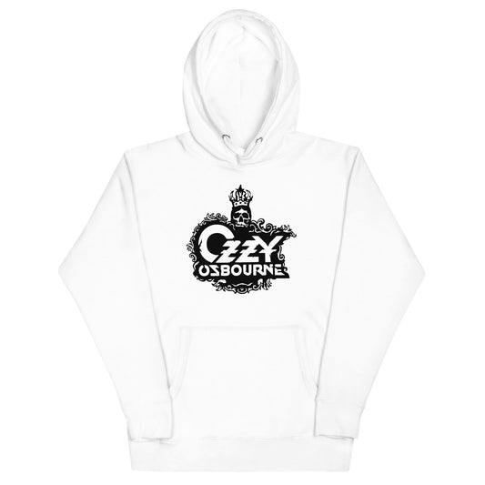 Ozzy Osbourne Gilded Logo Mens Hoodie White