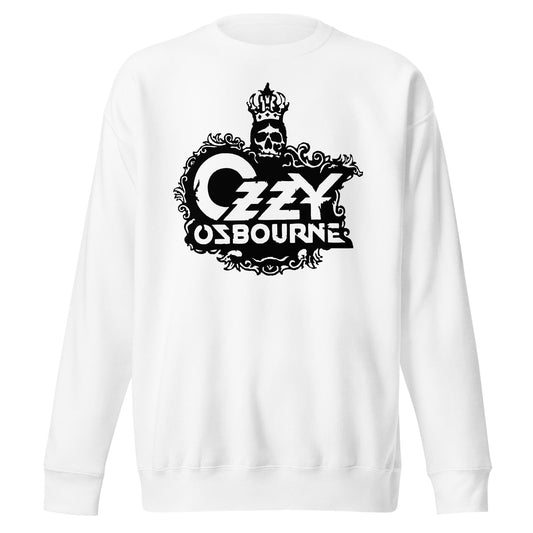 Ozzy Osbourne Gilded Logo Mens Sweatshirt White