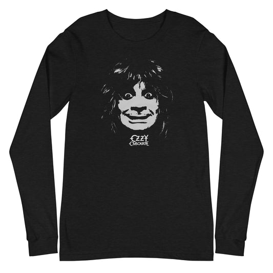 Ozzy Osbourne Smile Mens Long Sleeve T Shirt Black