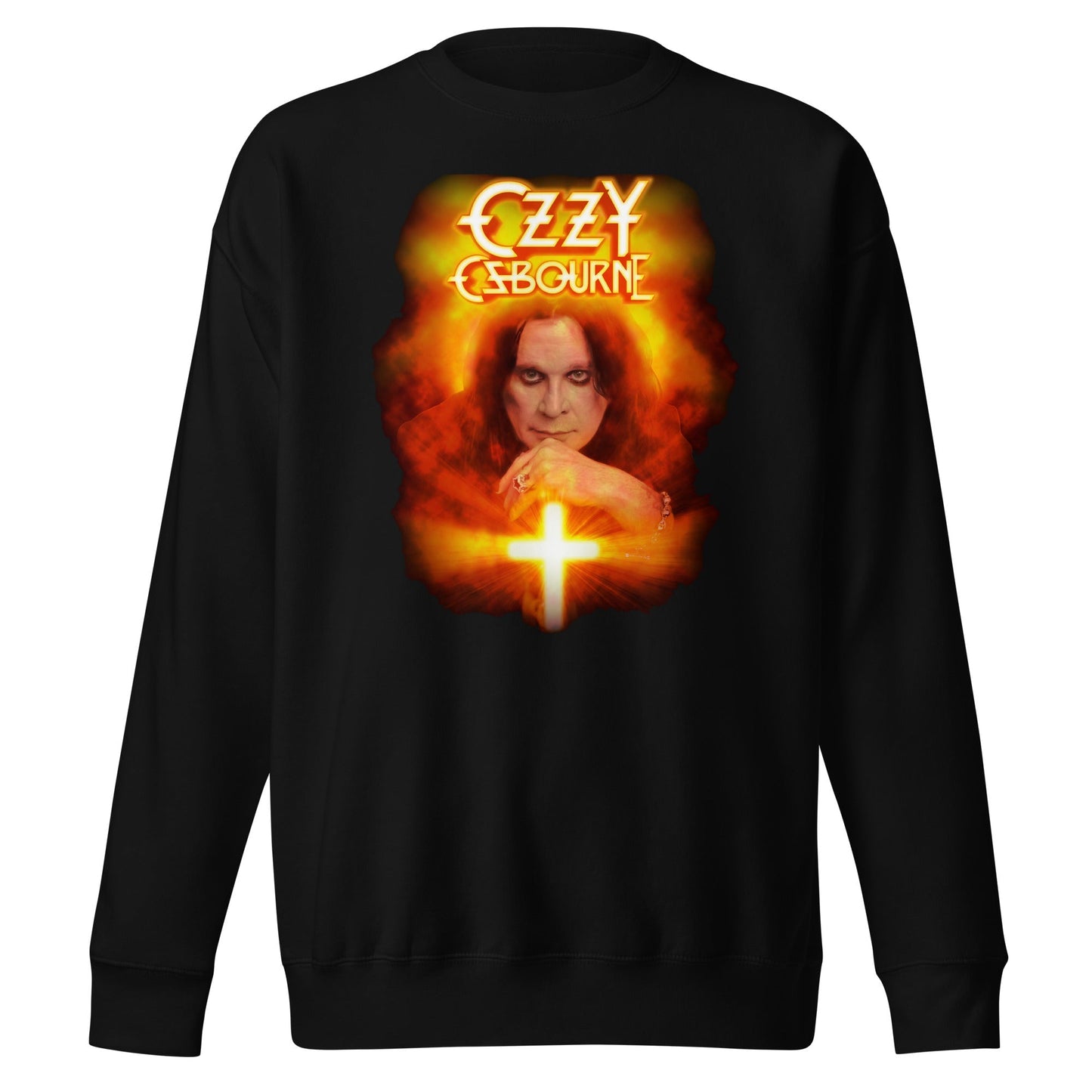 Ozzy Osbourne Bow Down Mens Sweatshirt Black