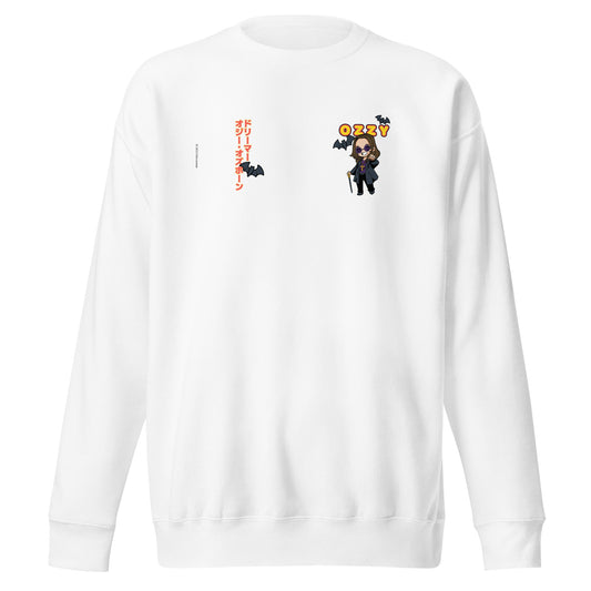 Ozzy Osbourne Cartoon Logo Mens Sweatshirt White