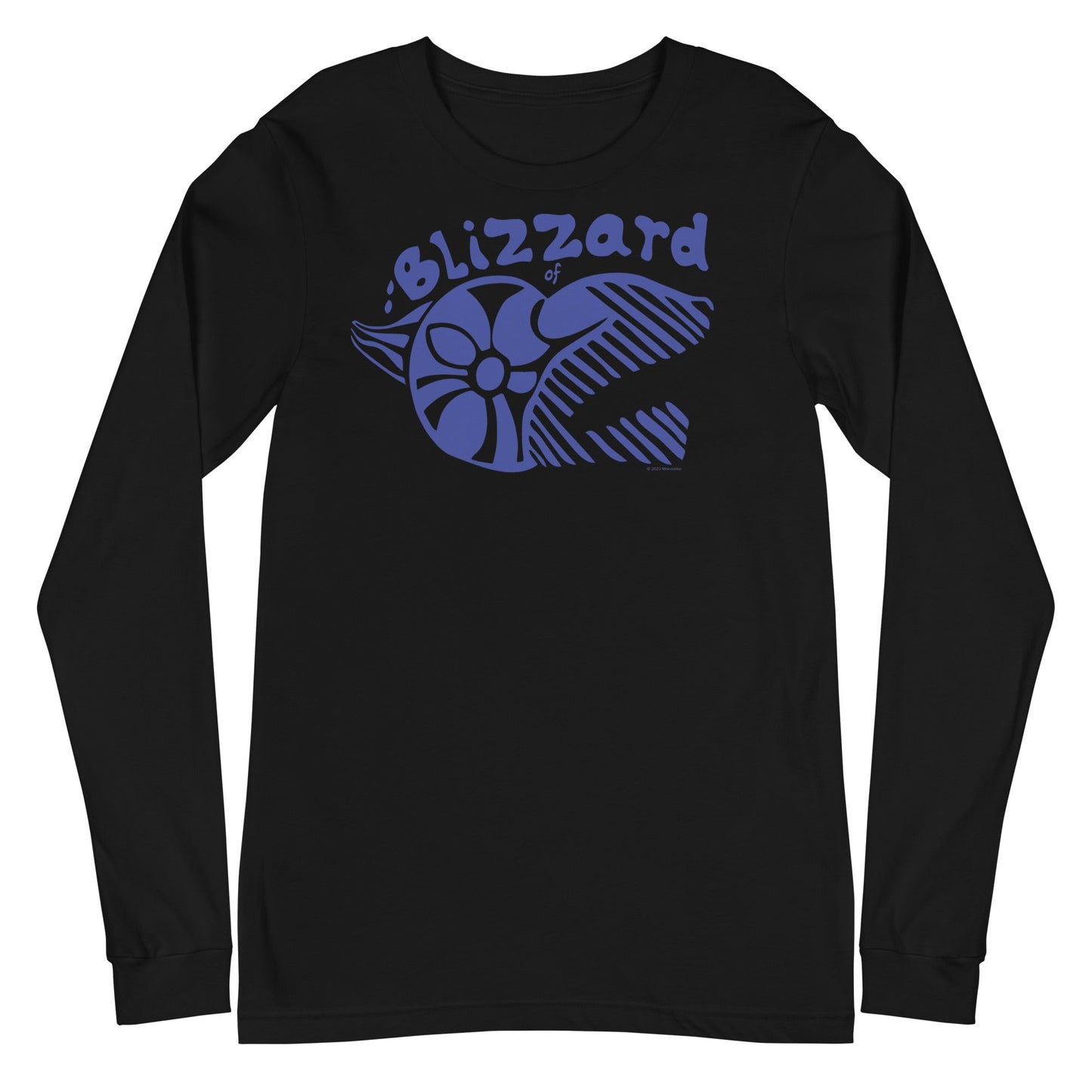 Ozzy Osbourne Blizzard of Art Mens Long Sleeve T Shirt Black