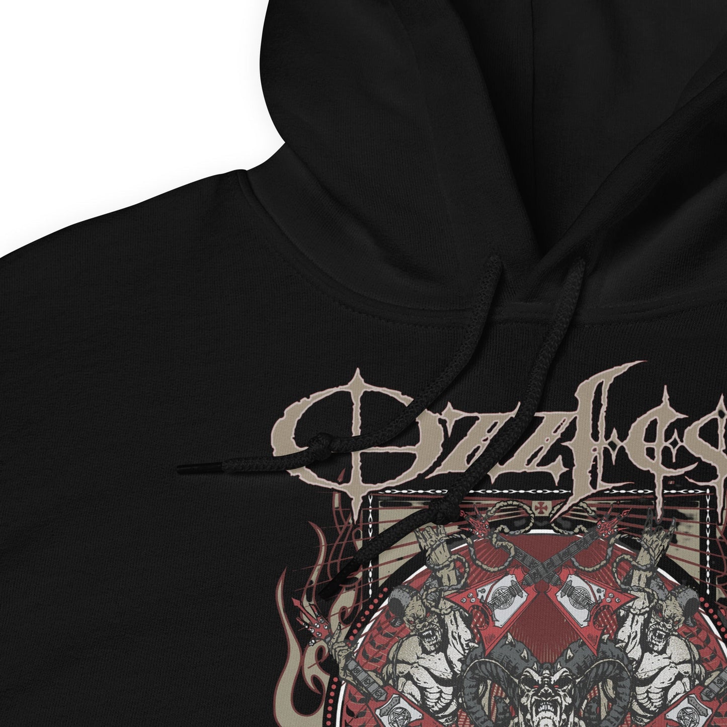 Ozzy Osbourne Vintage 2010 Ozzfest Officially Licensed Hoodie Black