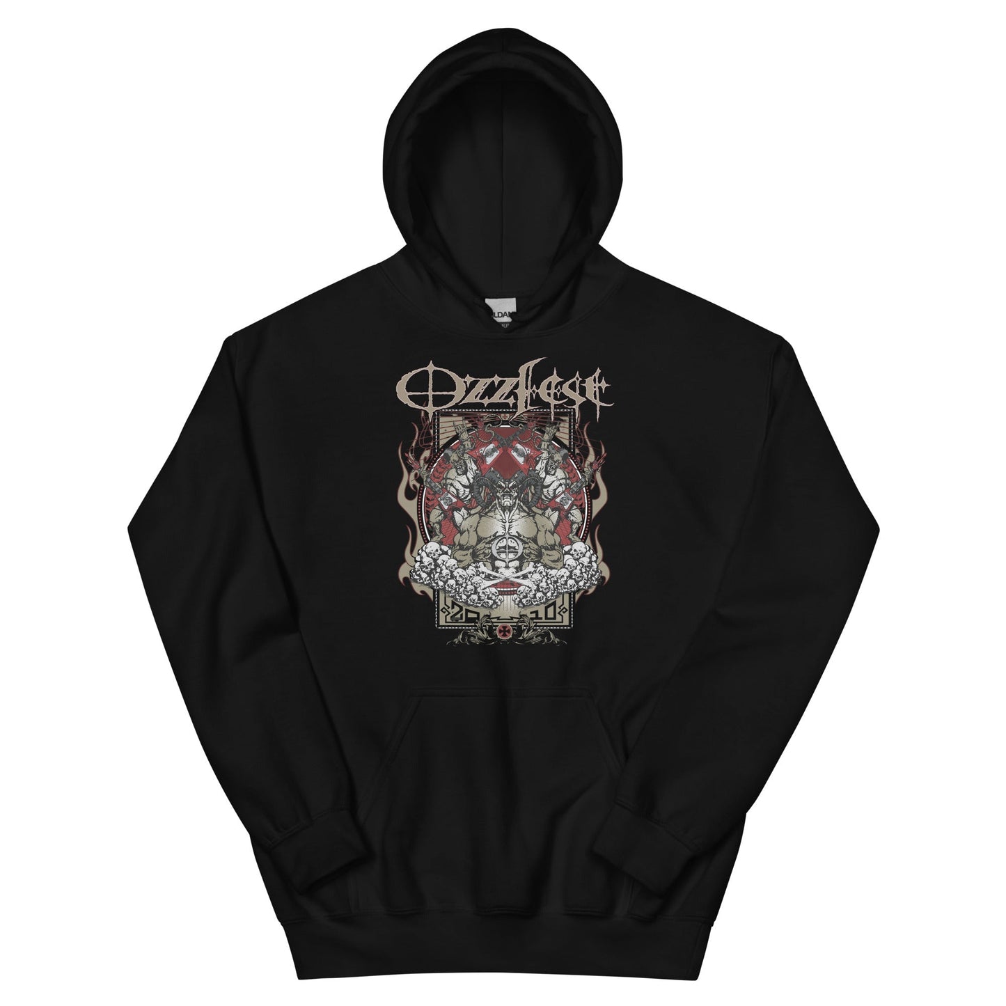 Ozzy Osbourne Vintage 2010 Ozzfest Officially Licensed Hoodie Black