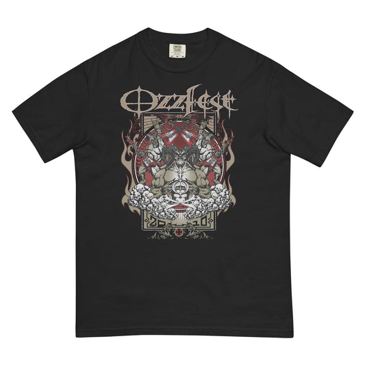 Ozzy Osbourne Vintage 2010 Ozzfest Mineral Wash Officially Licensed Mens T Shirt Black