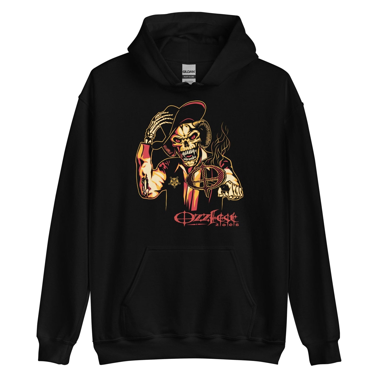 Ozzy Osbourne Vintage 2008 Ozzfest Sweatshirt Officially Licensed Hoodie Black