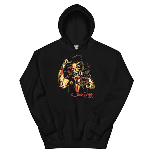 Ozzy Osbourne Vintage 2008 Ozzfest Sweatshirt Officially Licensed Hoodie Black
