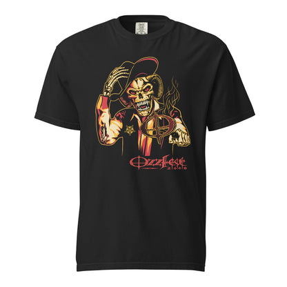 Ozzy Osbourne Vintage 2008 Ozzfest Mineral Wash Officially Licensed Mens T Shirt Black