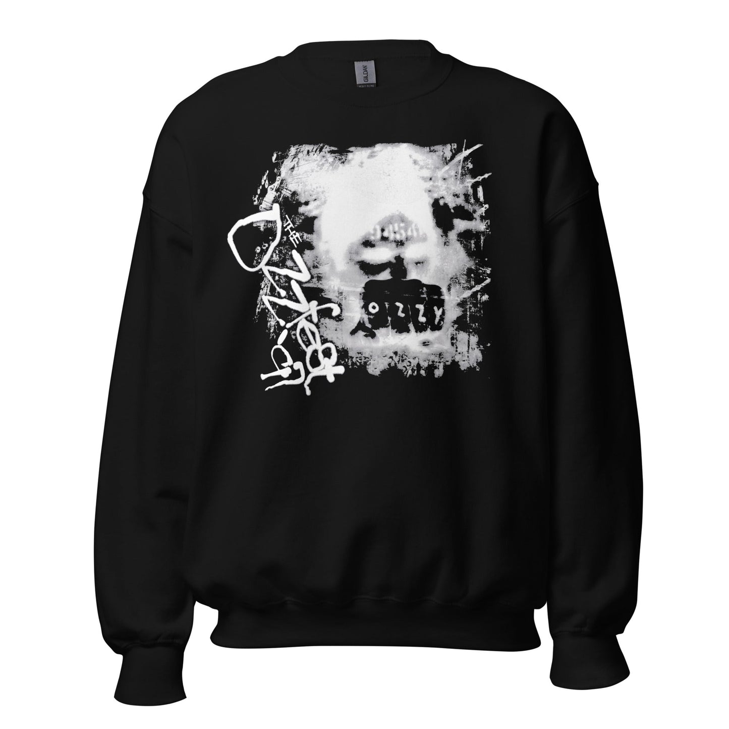 Ozzy Osbourne Fist Bump Officially Licensed Crewneck Sweatshirt Black