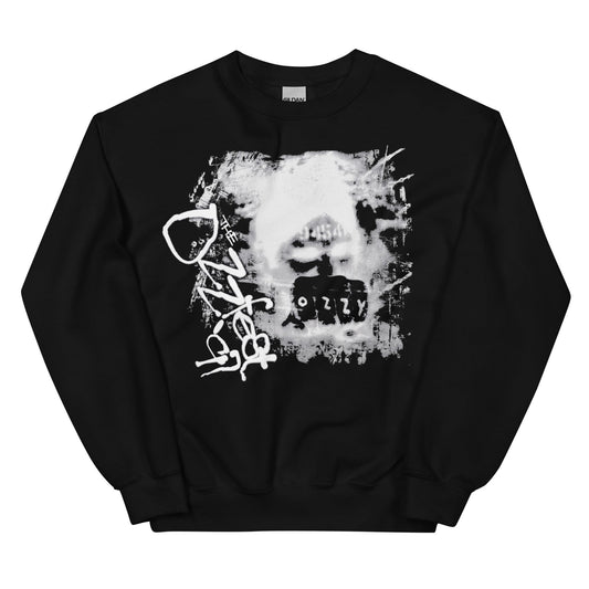 Ozzy Osbourne Fist Bump Officially Licensed Crewneck Sweatshirt Black
