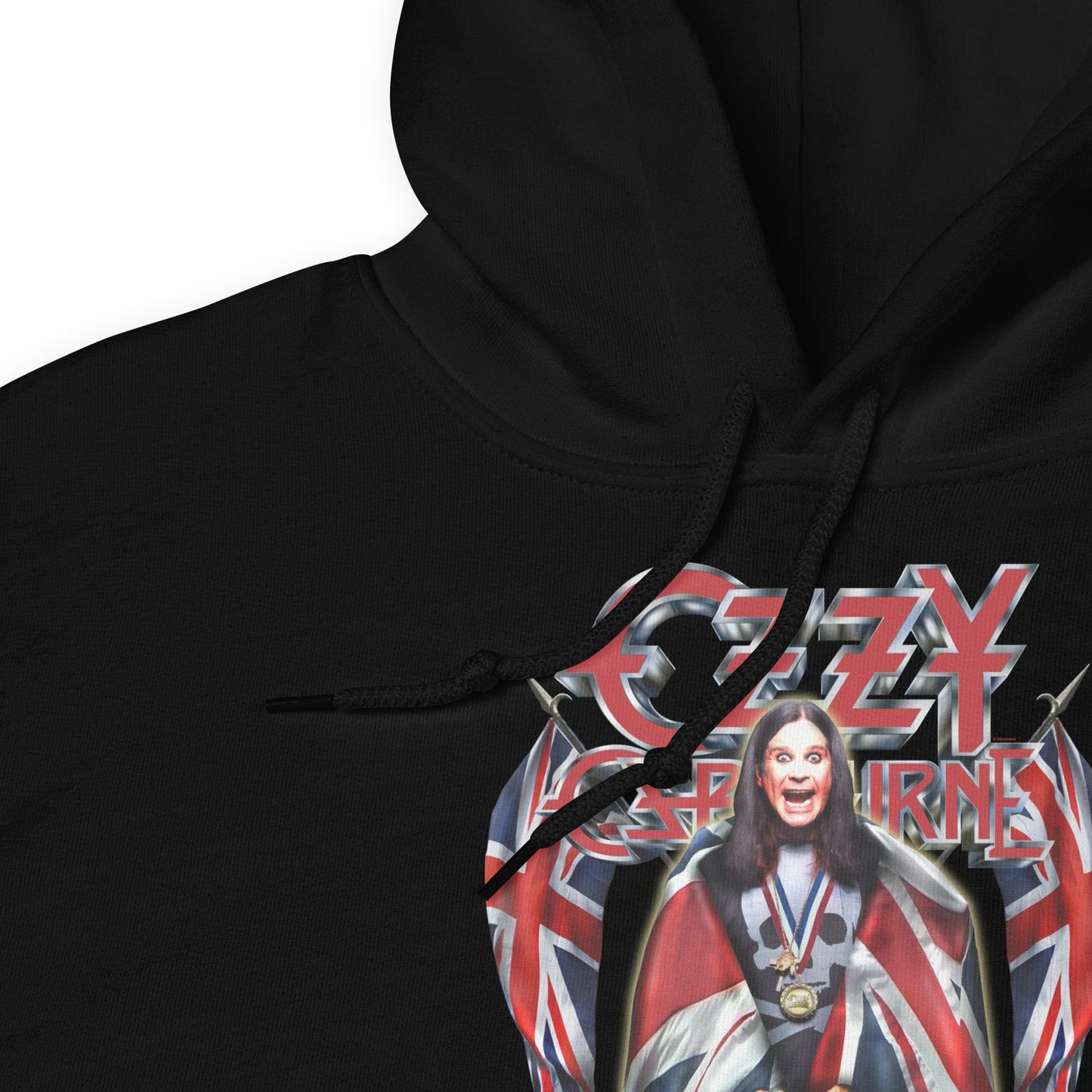 Ozzy Osbourne Rocking the Metal Officially Licensed Hoodie Sweatshirt Black