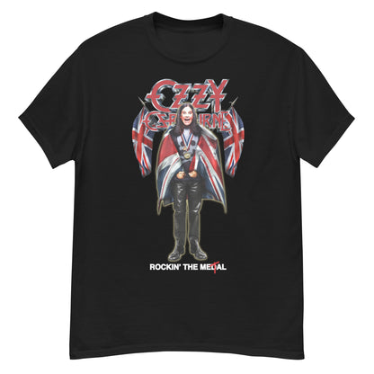 Ozzy Osbourne Rocking the Metal Officially Licensed Mens T Shirt Black