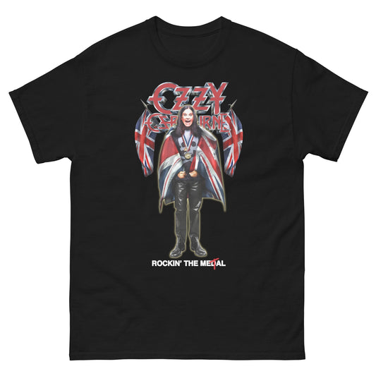 Ozzy Osbourne Rocking the Metal Officially Licensed Mens T Shirt Black