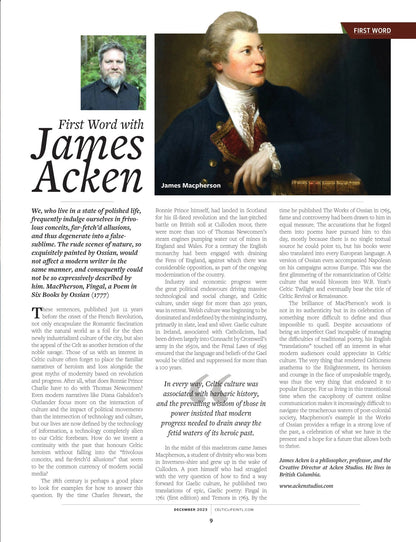 Celtic Life International - Holiday Traditions December 2023: Irish Comedian Joanne McNally, Jason Momoa, EU, Holiday Markets, Gift Guide, Christmas Recipes, Folklore, Scottish & Dutch Music!