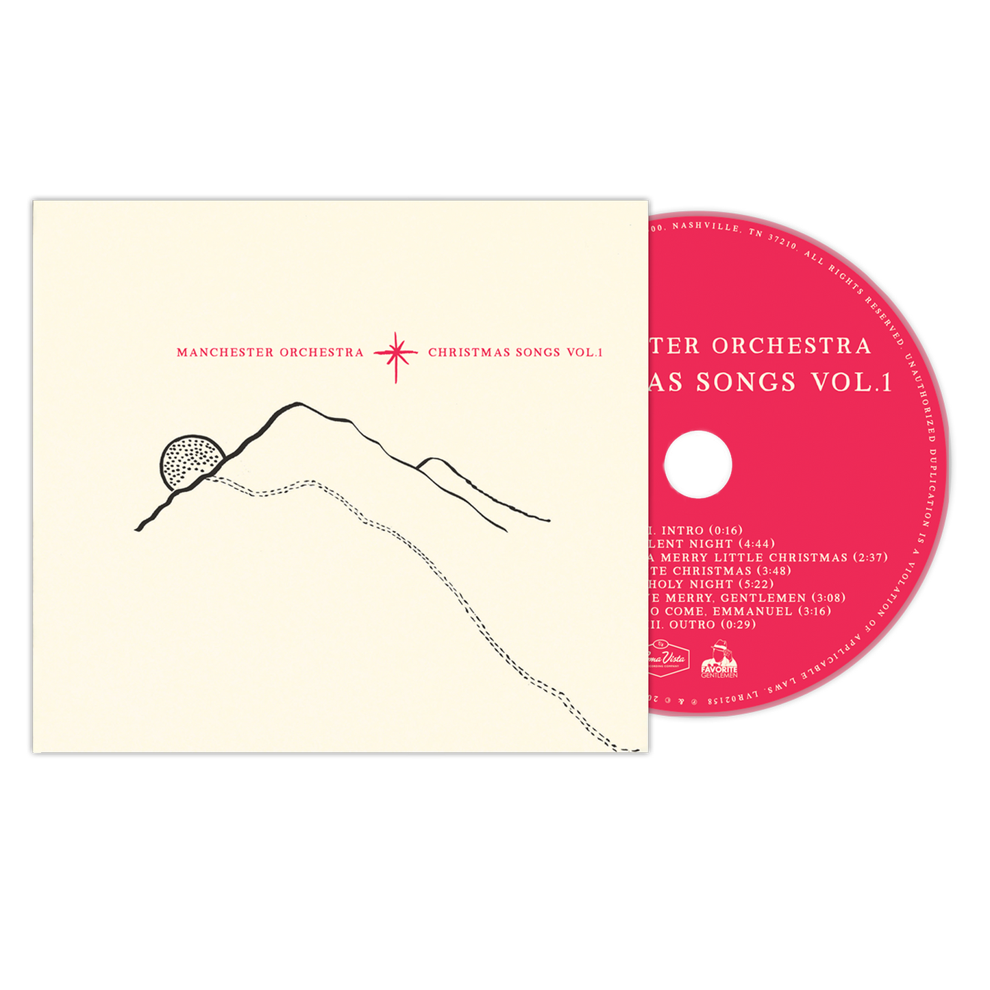 Manchester Orchestra Christmas Songs Vol. 1 Music CD
