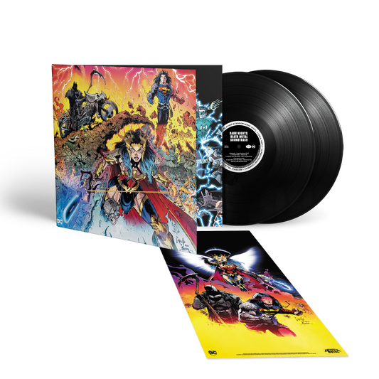 DC Comics Dark Nights Death Metal Soundtrack Standard Black Vinyl Record