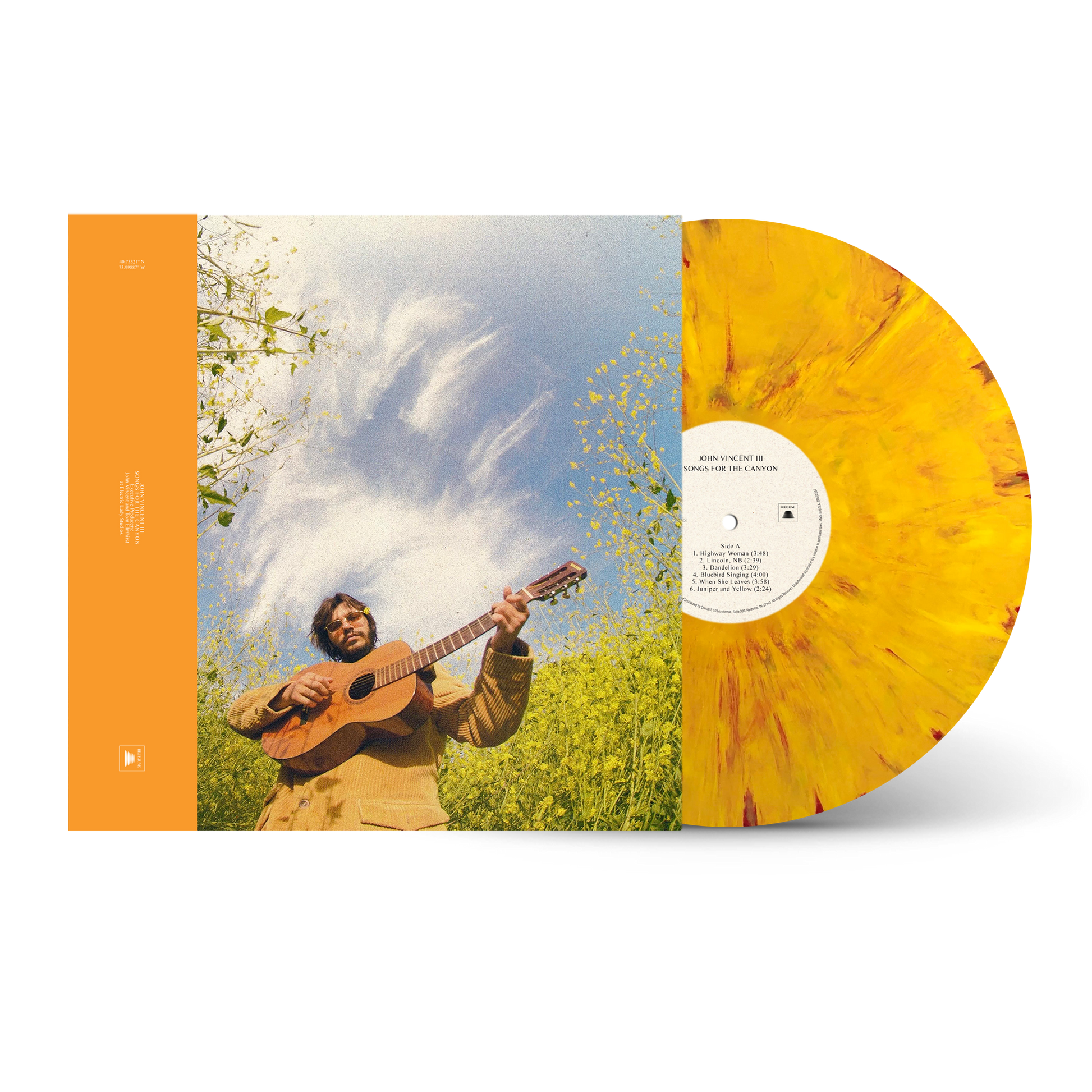 John Vincent III - Songs For The Canyon - Sunshine & Pain Vinyl Record