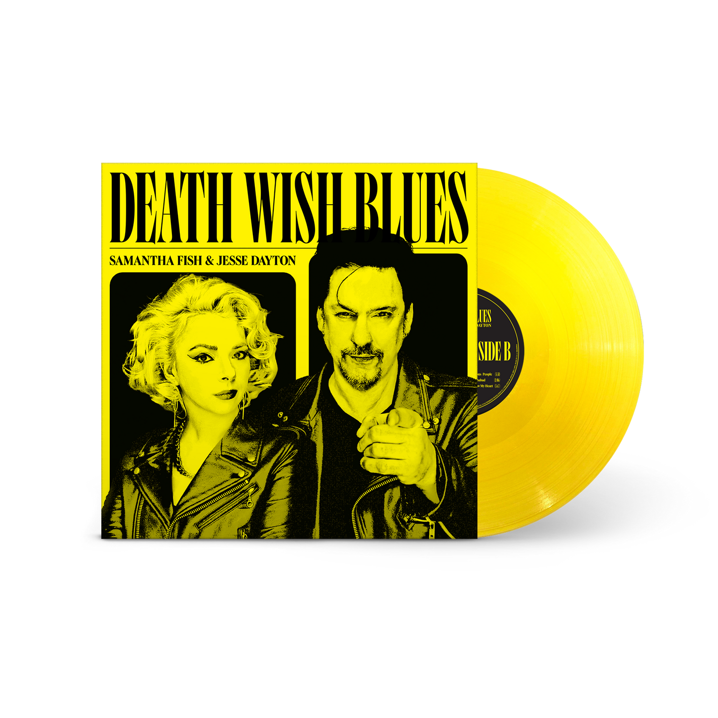 Death Wish Blues - Canary Yellow Vinyl Record