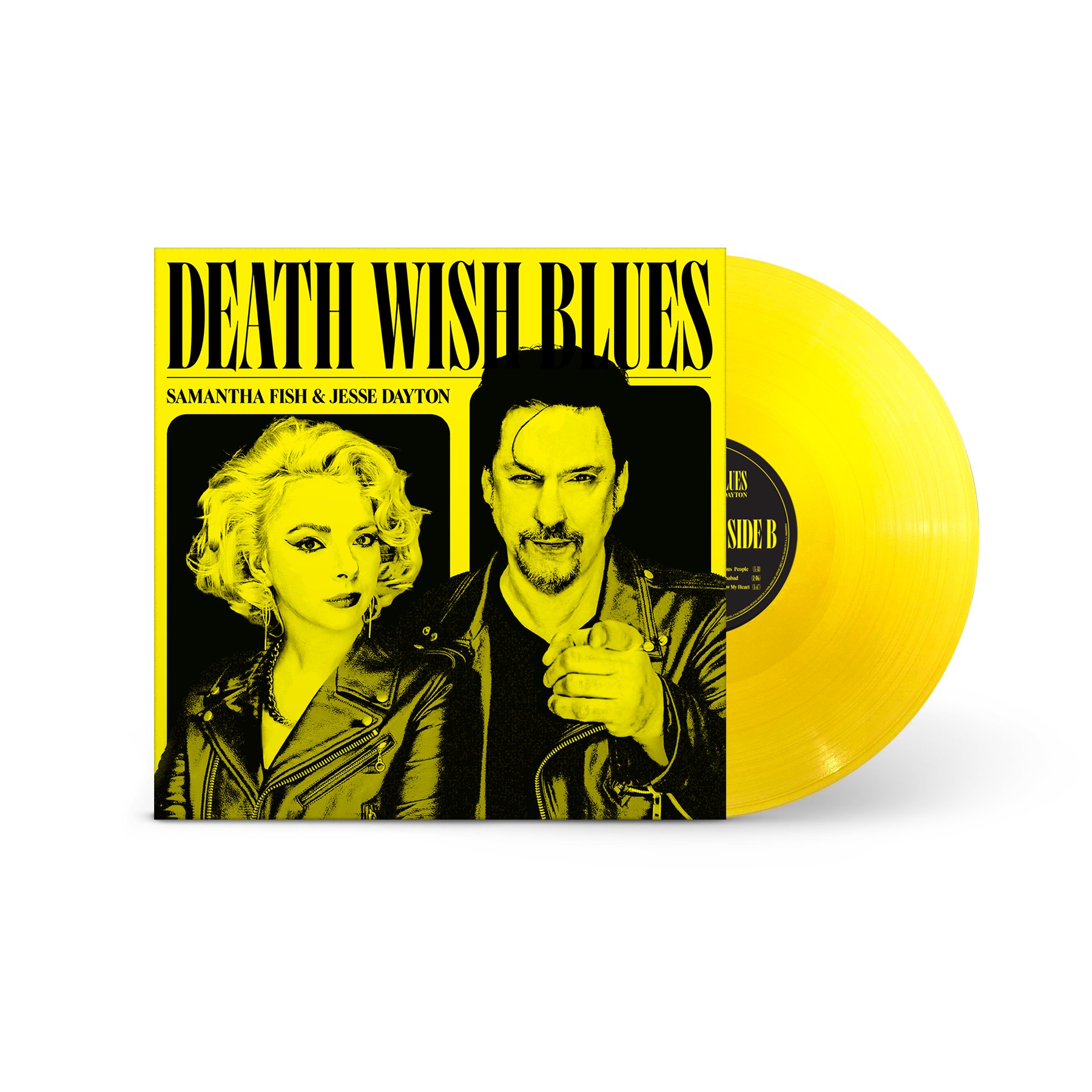 Death Wish Blues - Canary Yellow Vinyl Record