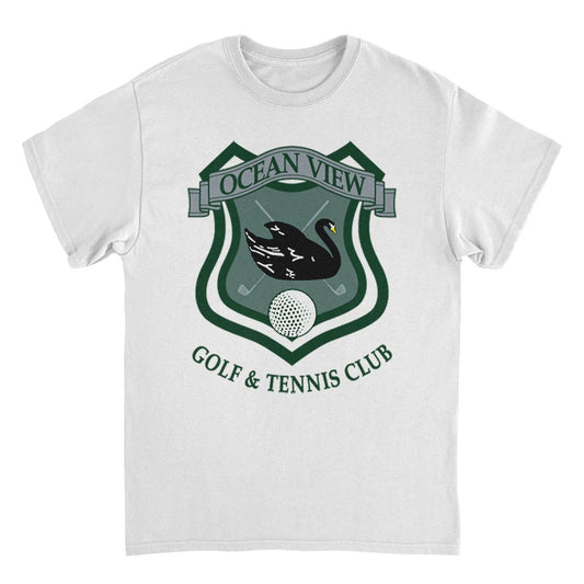 Curb Your Enthusiasm Ocean View GTC Mens T Shirt White Officially Licensed