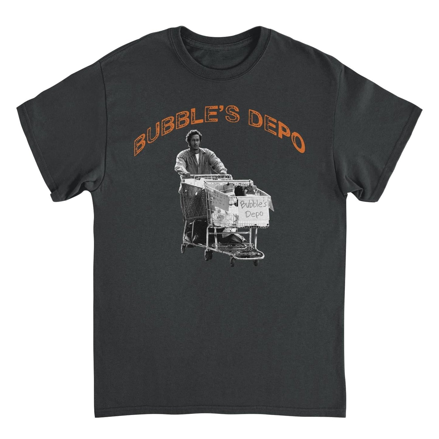 The Wire Bubble's Depot Mens T Shirt Black Officially Licensed