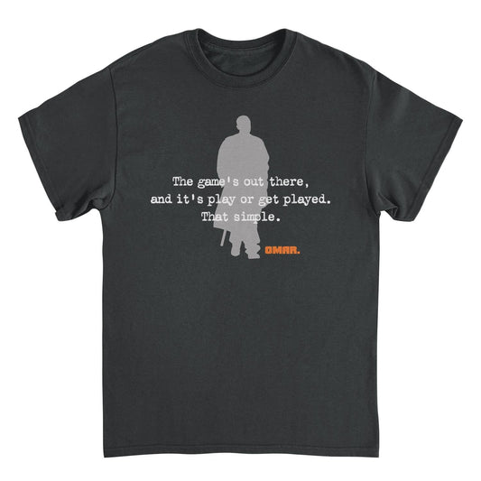 The Wire Omar Silhouette Quote Mens T Shirt Black Officially Licensed