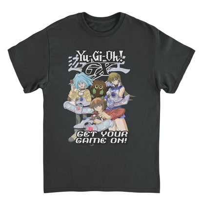 Yu-Gi-Oh GX Get Your Game On Mens T Shirt Black Officially Licensed