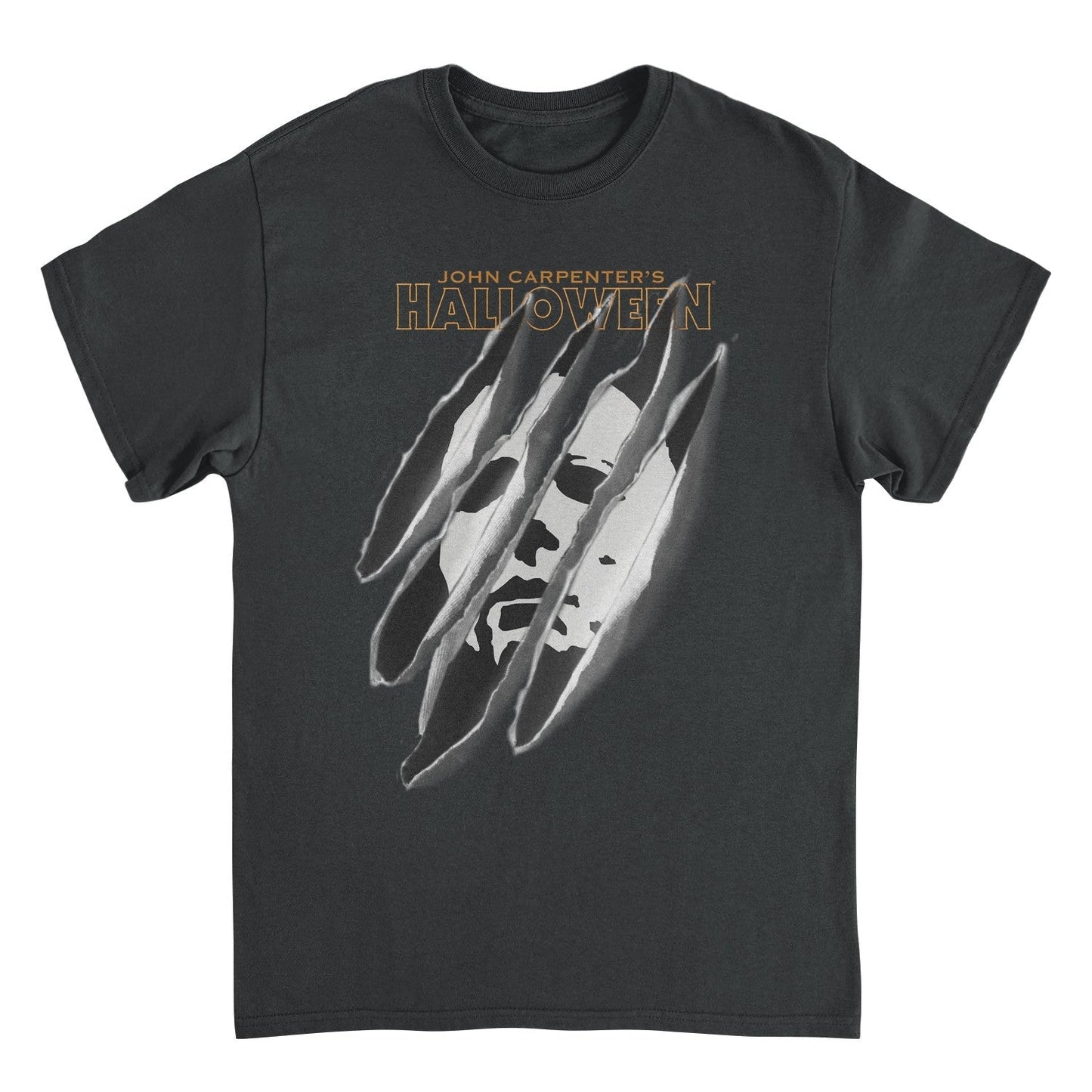 Halloween Torn Halloween Mask T Shirt Black Officially Licensed