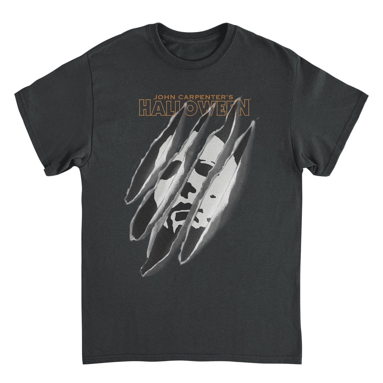 Halloween Torn Halloween Mask T Shirt Black Officially Licensed