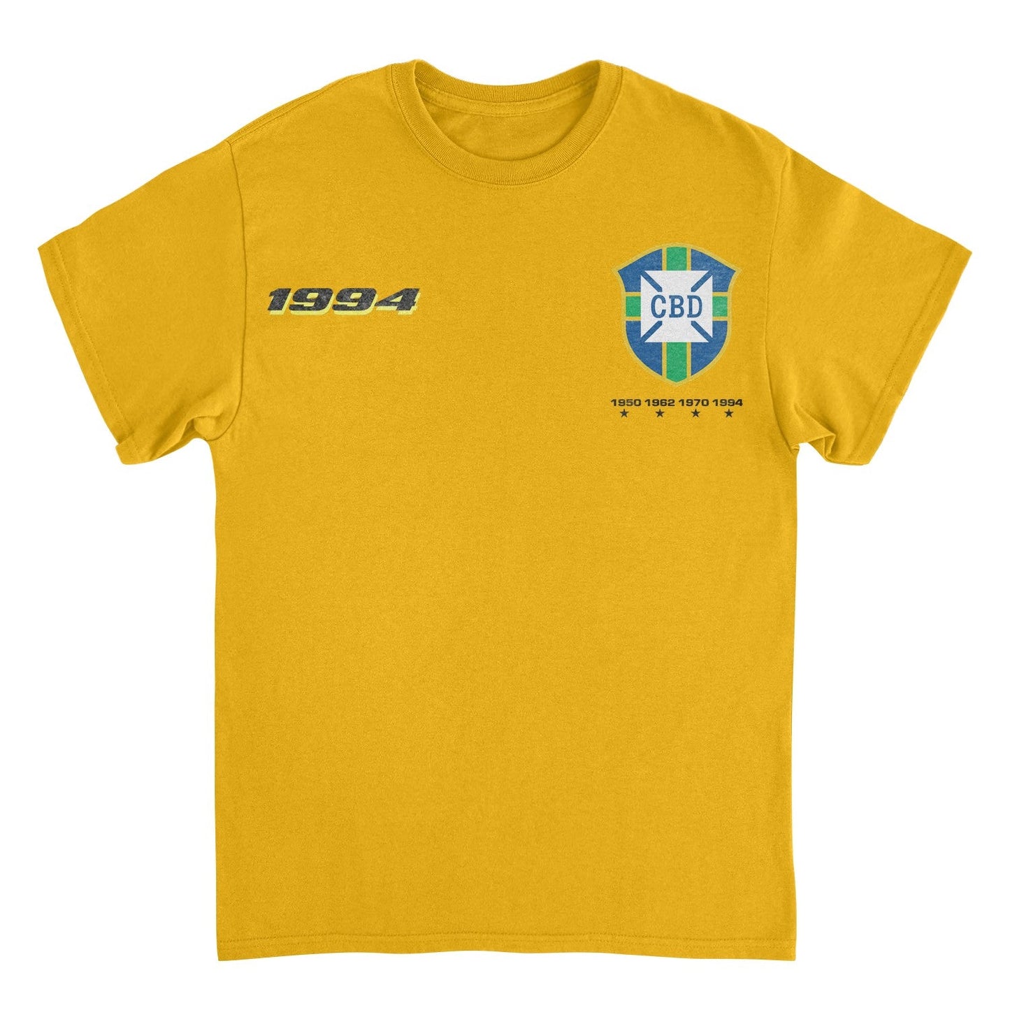 Toffs Retro Soccer Futbol CBD Toffs Mens T Shirt Gold Officially Licensed