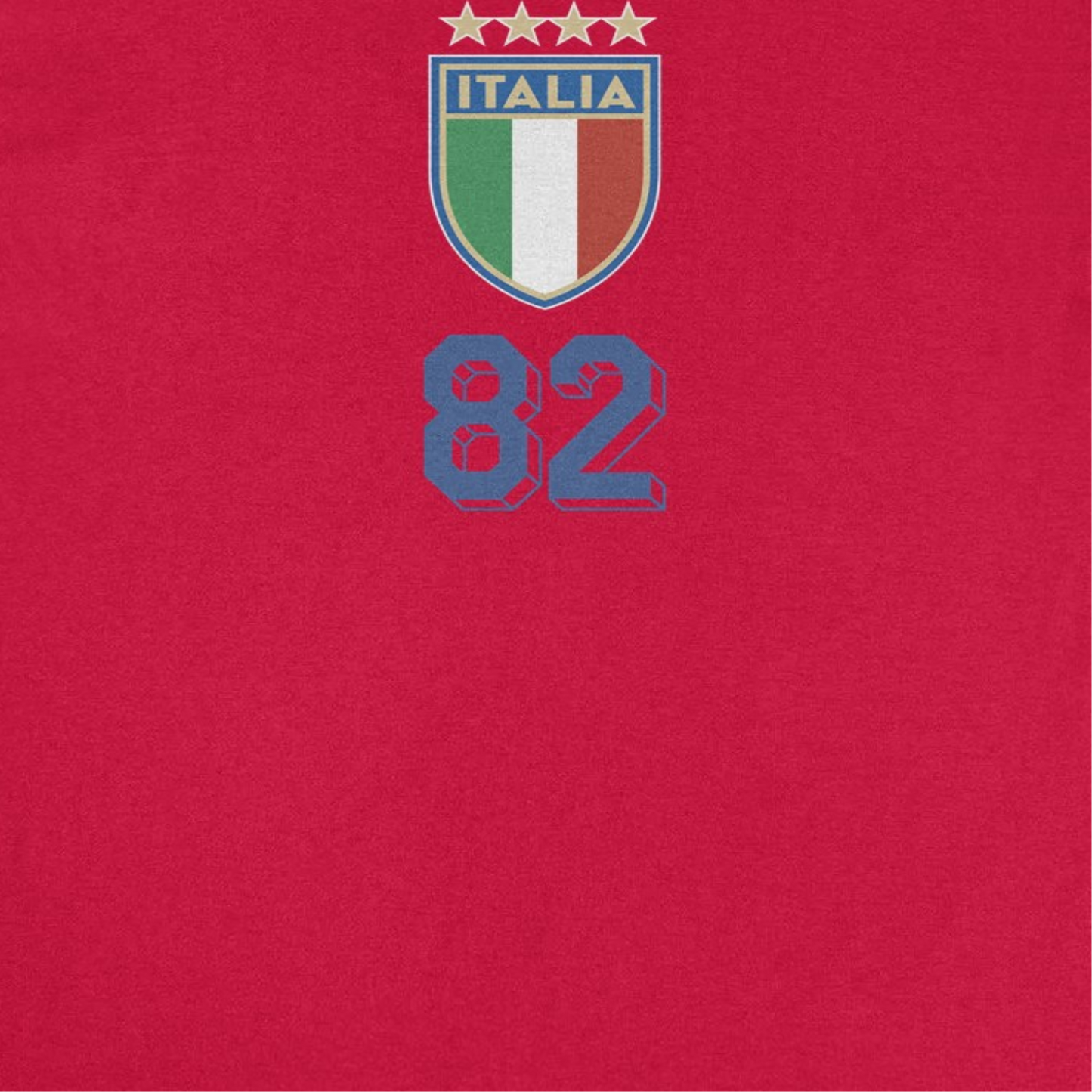 Toffs Retro Soccer Futbol Italia Logo Mens T Shirt Red Officially Licensed