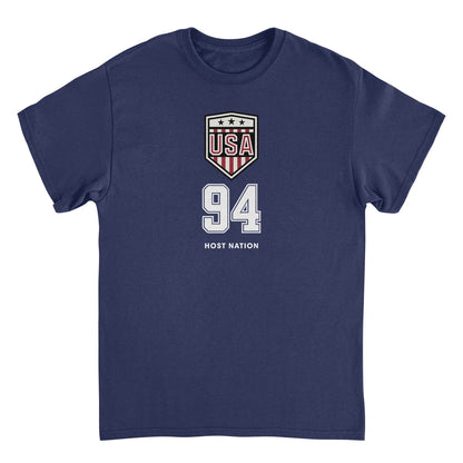Toffs Retro Soccer Futbol USA Logo Mens T Shirt Navy Blue Officially Licensed