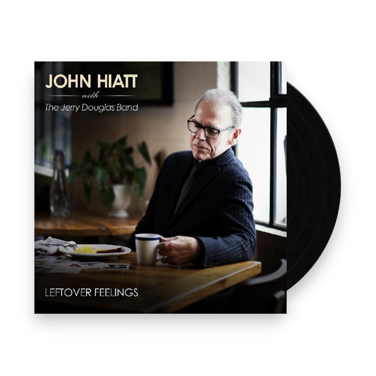 John Hiatt with The Jerry Douglas Band – Leftover Feelings (Limited Edition Blue Marble LP Vinyl) Vinyl Record