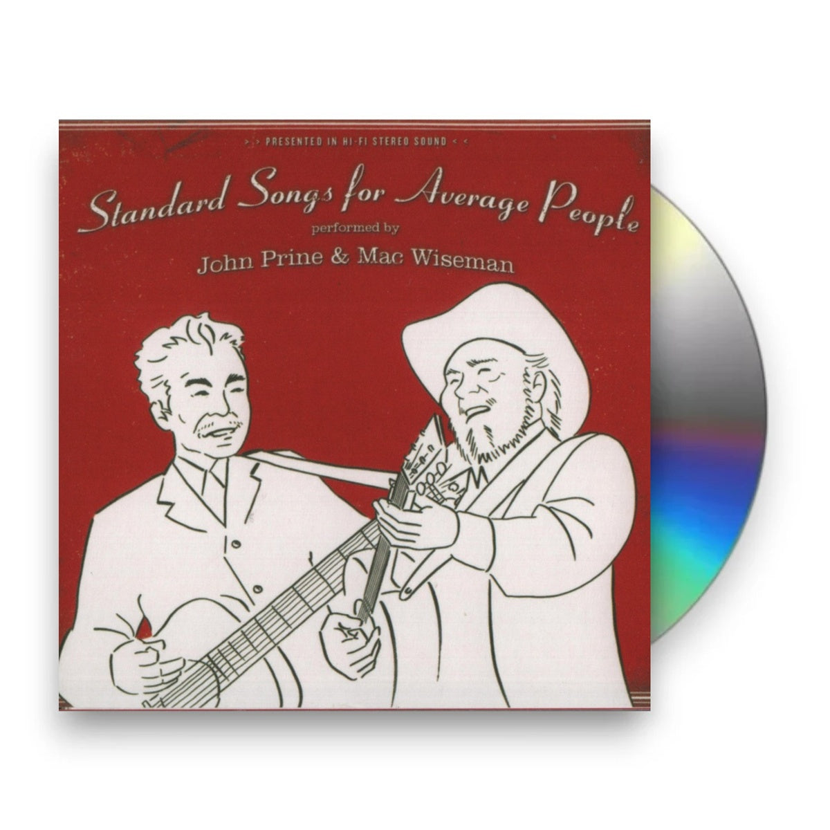 John Prine & Mac Wiseman – Standard Songs for Average People Music CD