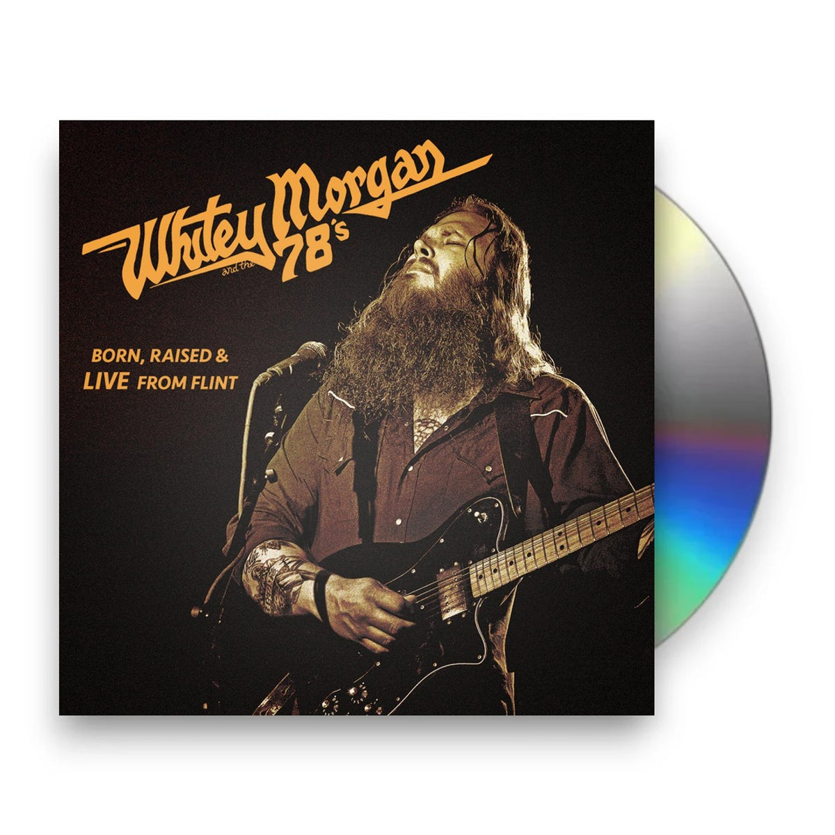 Whitey Morgan & The 78's – Born Raised & Live from Flint Music CD