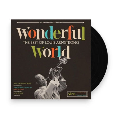 Wonderful World - The Best Of Louis Armstrong (LP Vinyl) Vinyl Record