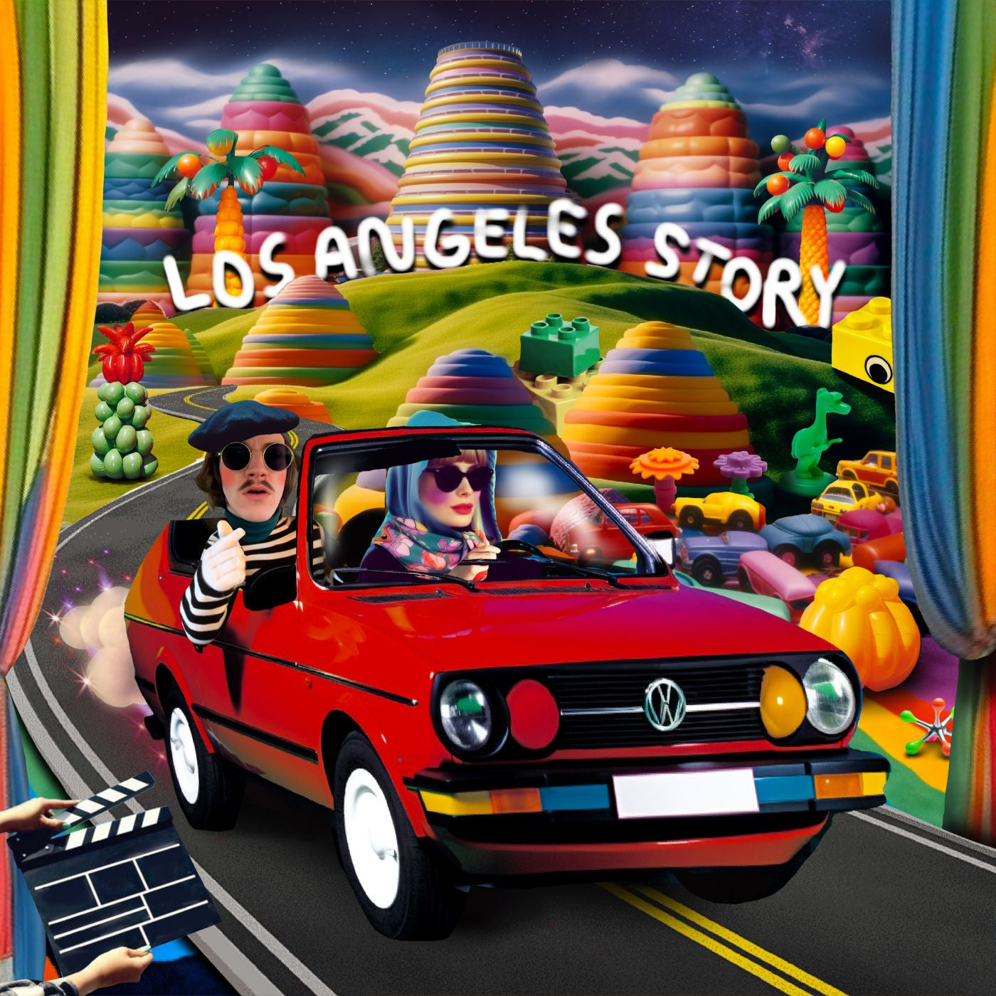 Los Angeles Story (Clear W/ Red And Black Swirl Vinyl) [Vinyl] Vinyl Record