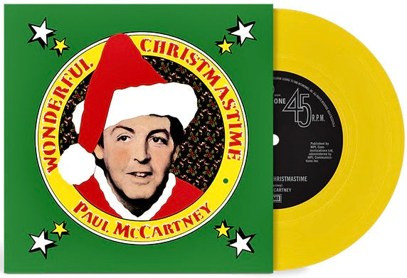 Paul McCartney - Wonderful Christmastime [Canary Yellow 7" Single] [Vinyl] Vinyl Record