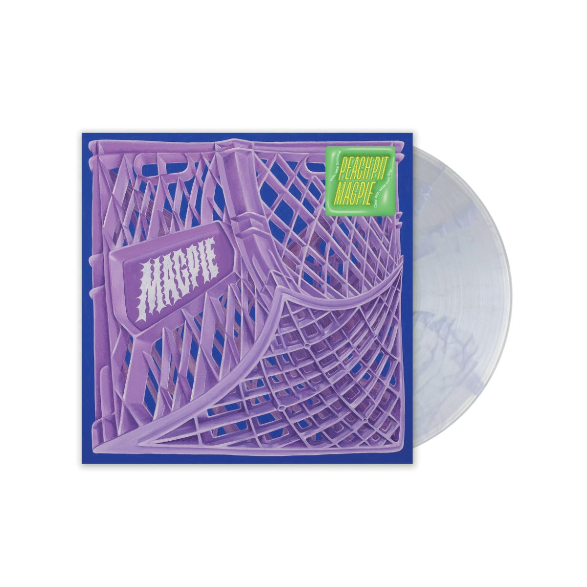 Peach Pit - Magpie (Indie Exclusive, Clear White With Swirl Colored Vinyl) Vinyl Record